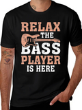 Relax Bass Player T-Shirt - Musician Tee product image 1