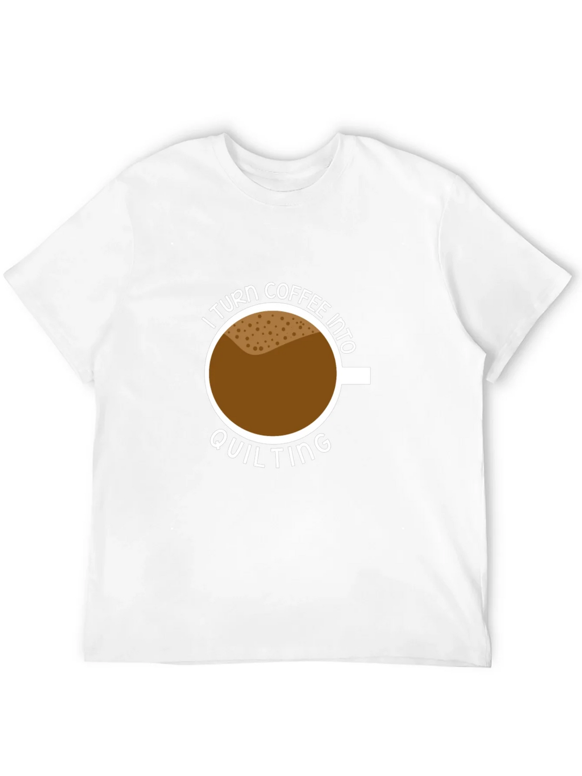 Coffee Into Quilting Graphic Tee product image 3
