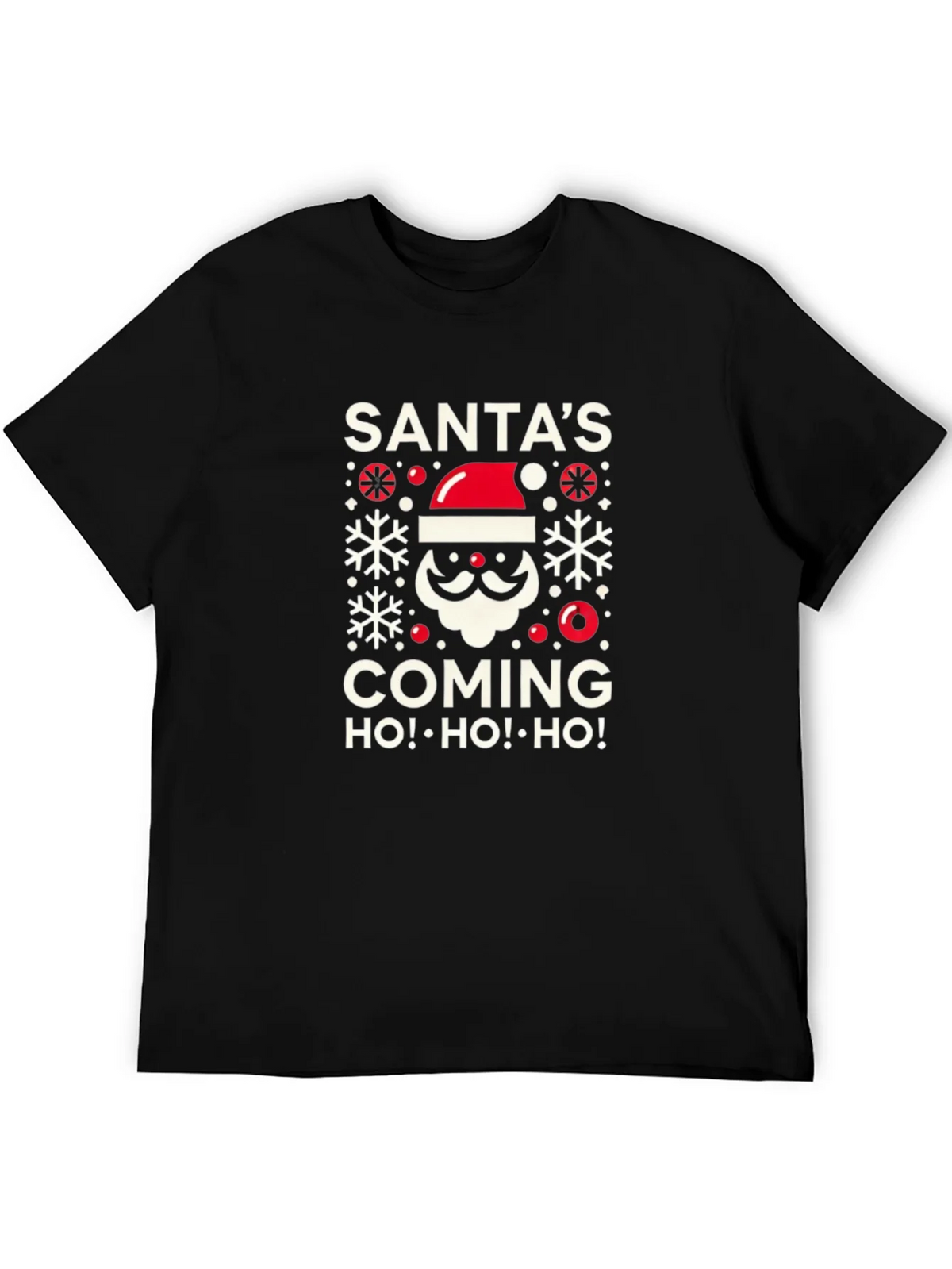 Santas Coming T-Shirt Holiday Festive product image 8