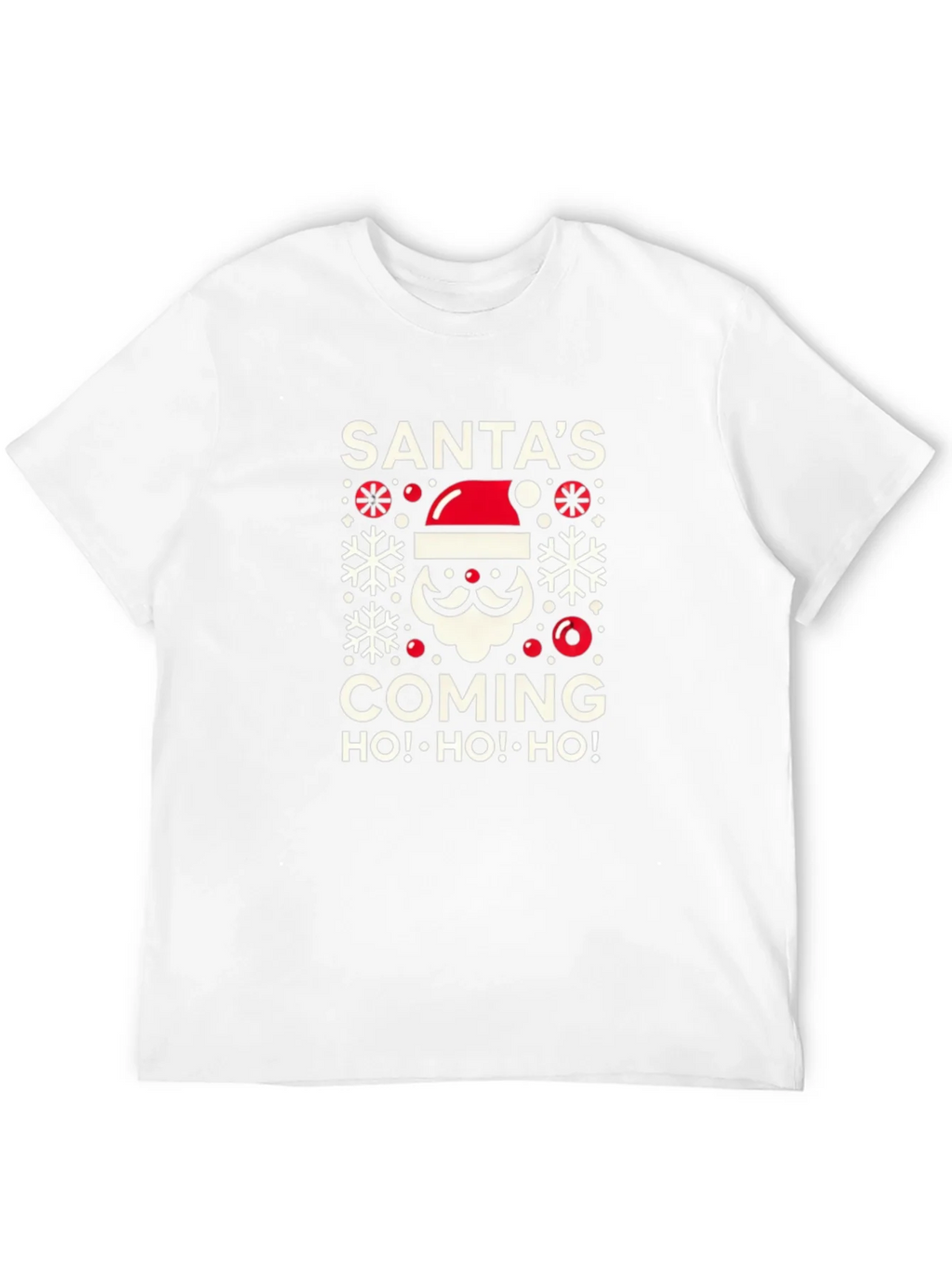 Santas Coming T-Shirt Holiday Festive product image 3