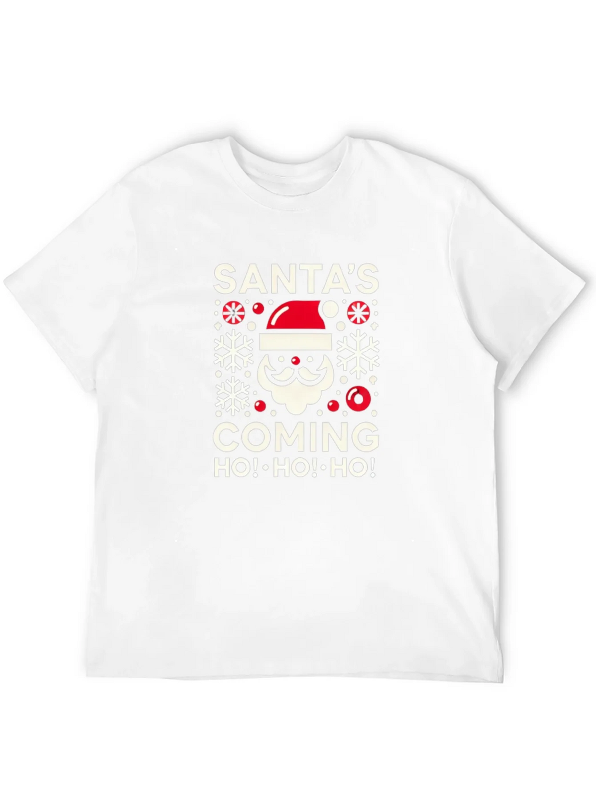 Santas Coming T-Shirt Holiday Festive product image 3