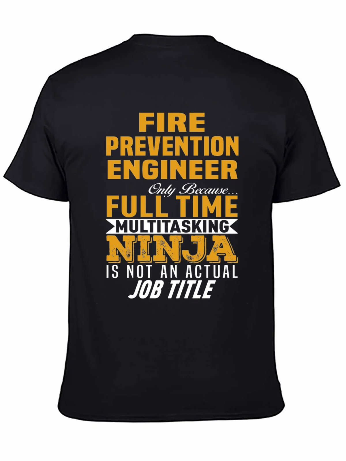 Fire Prevention Engineer Multitasking Ninja T-Shirt product image 7