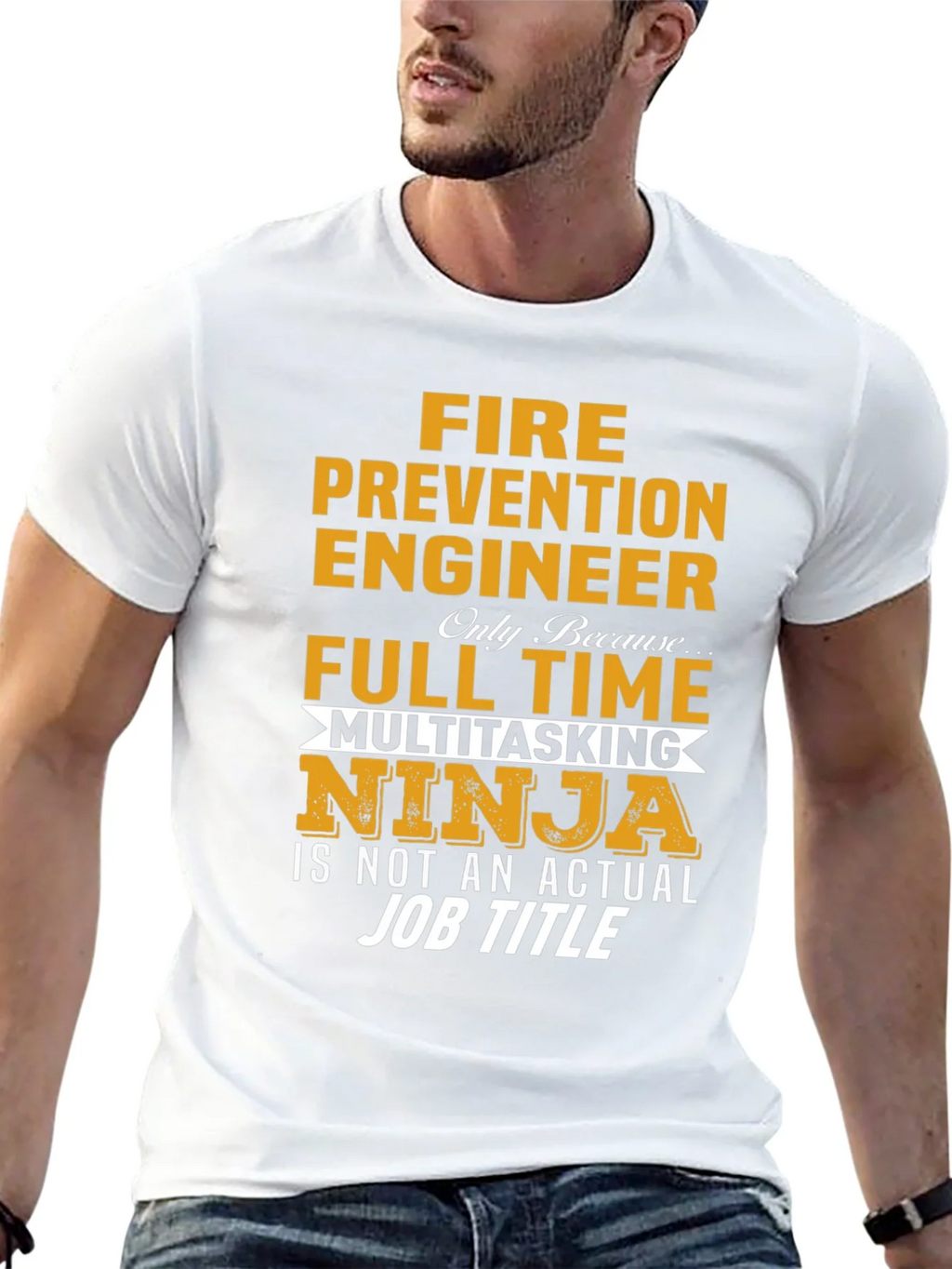 Fire Prevention Engineer Multitasking Ninja T-Shirt product image 4