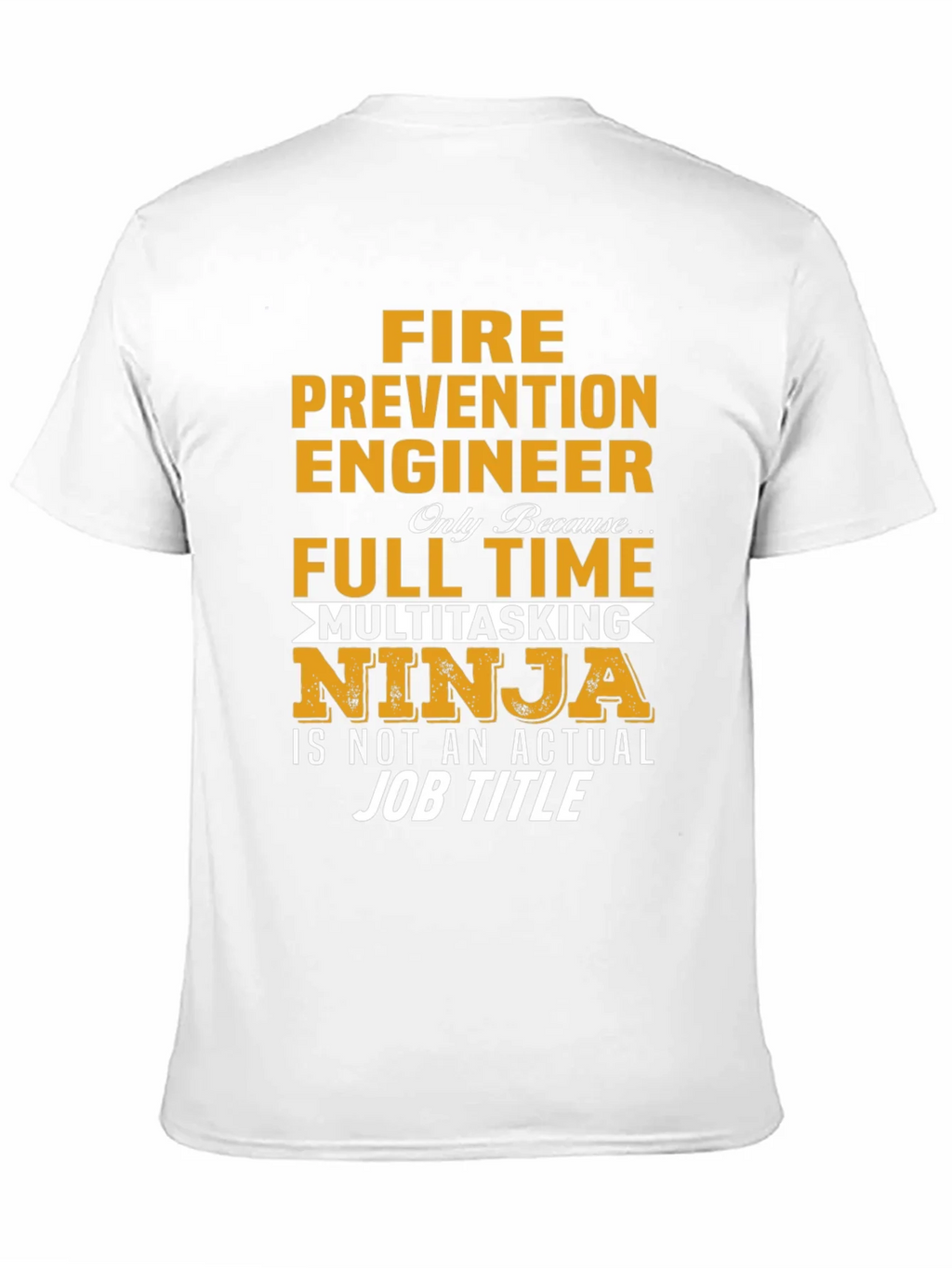 Fire Prevention Engineer Multitasking Ninja T-Shirt product image 2