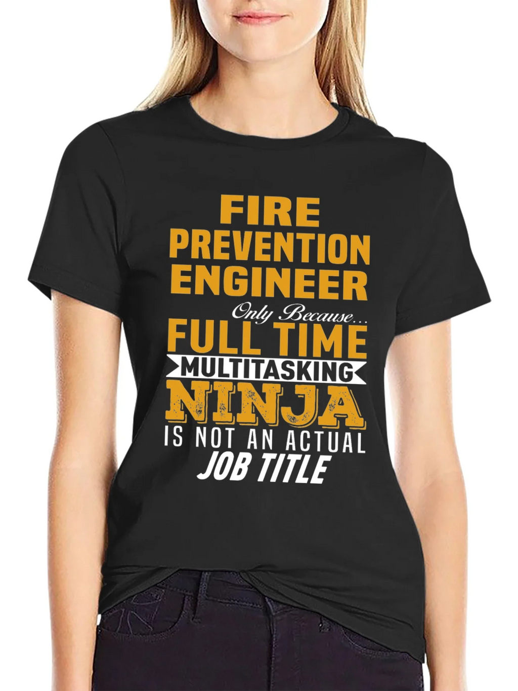 Fire Prevention Engineer Multitasking Ninja T-Shirt product image 5
