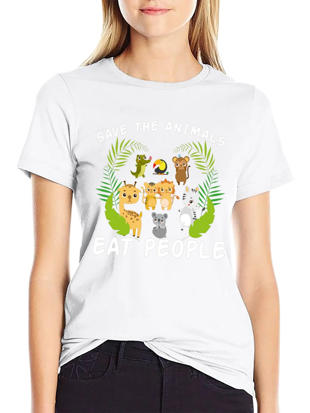 Save the Animals Eat People T-Shirt product image 11