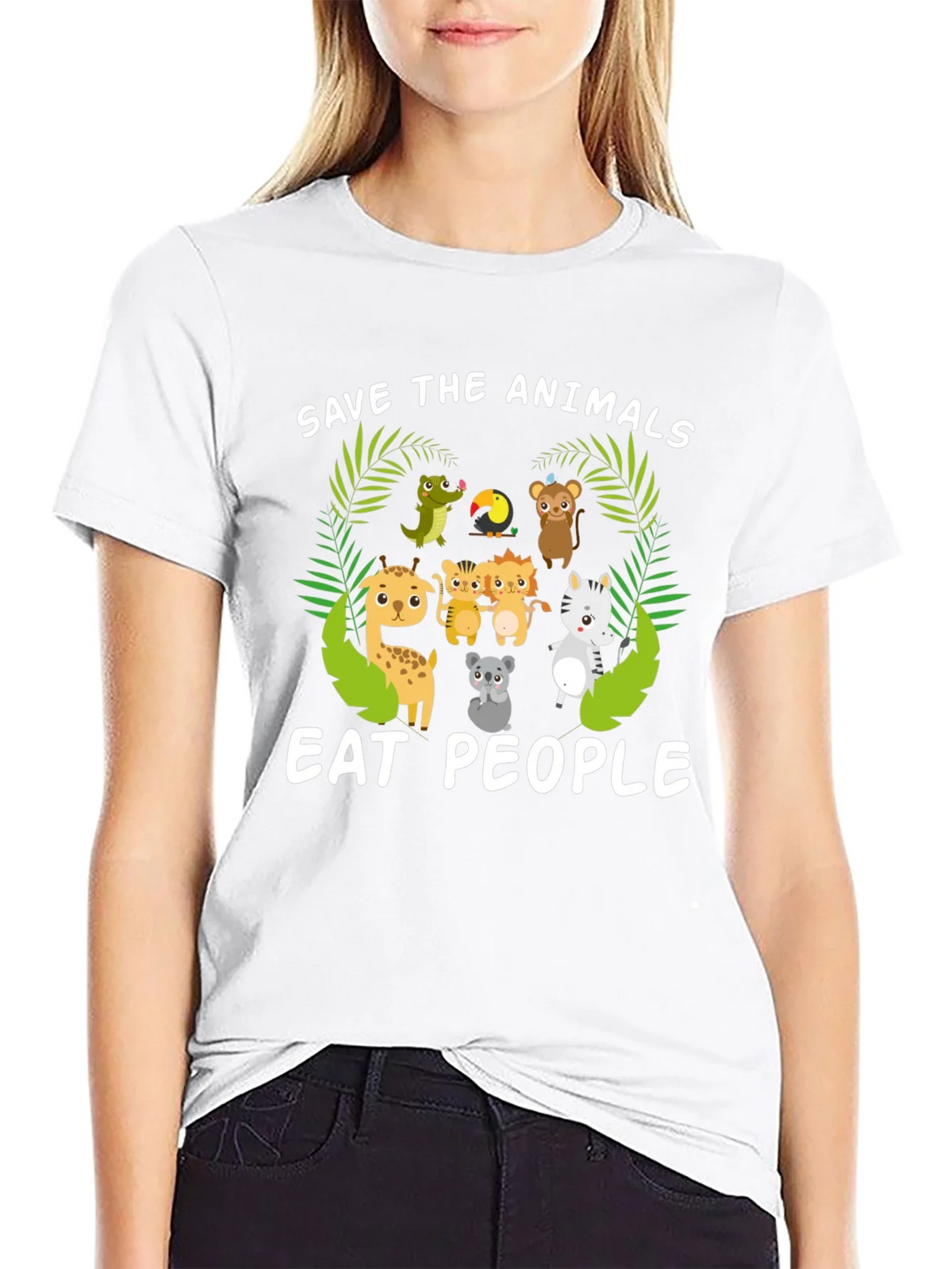 Save the Animals Eat People T-Shirt product image 11