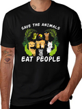 Save the Animals Eat People T-Shirt product image 1