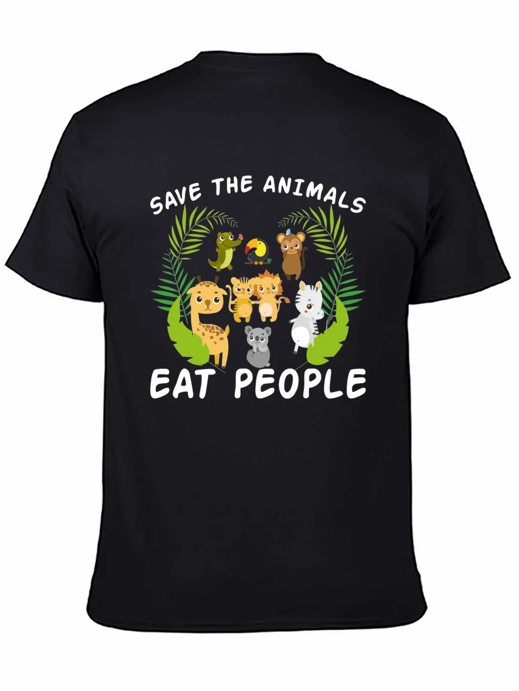 Save the Animals Eat People T-Shirt product image 7
