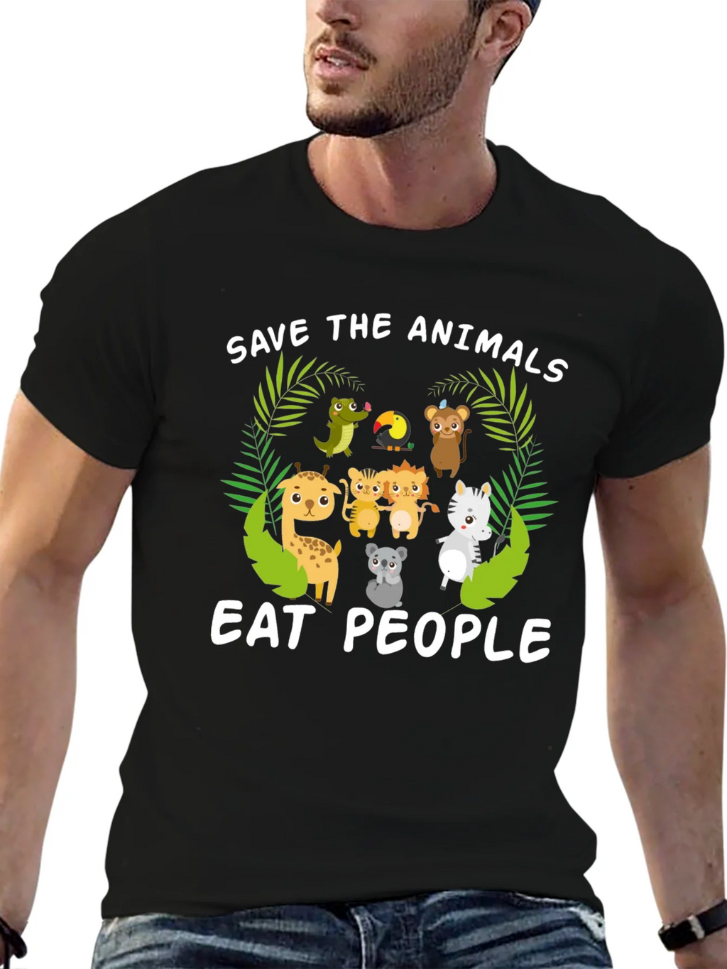 Save the Animals Eat People T-Shirt product image 9