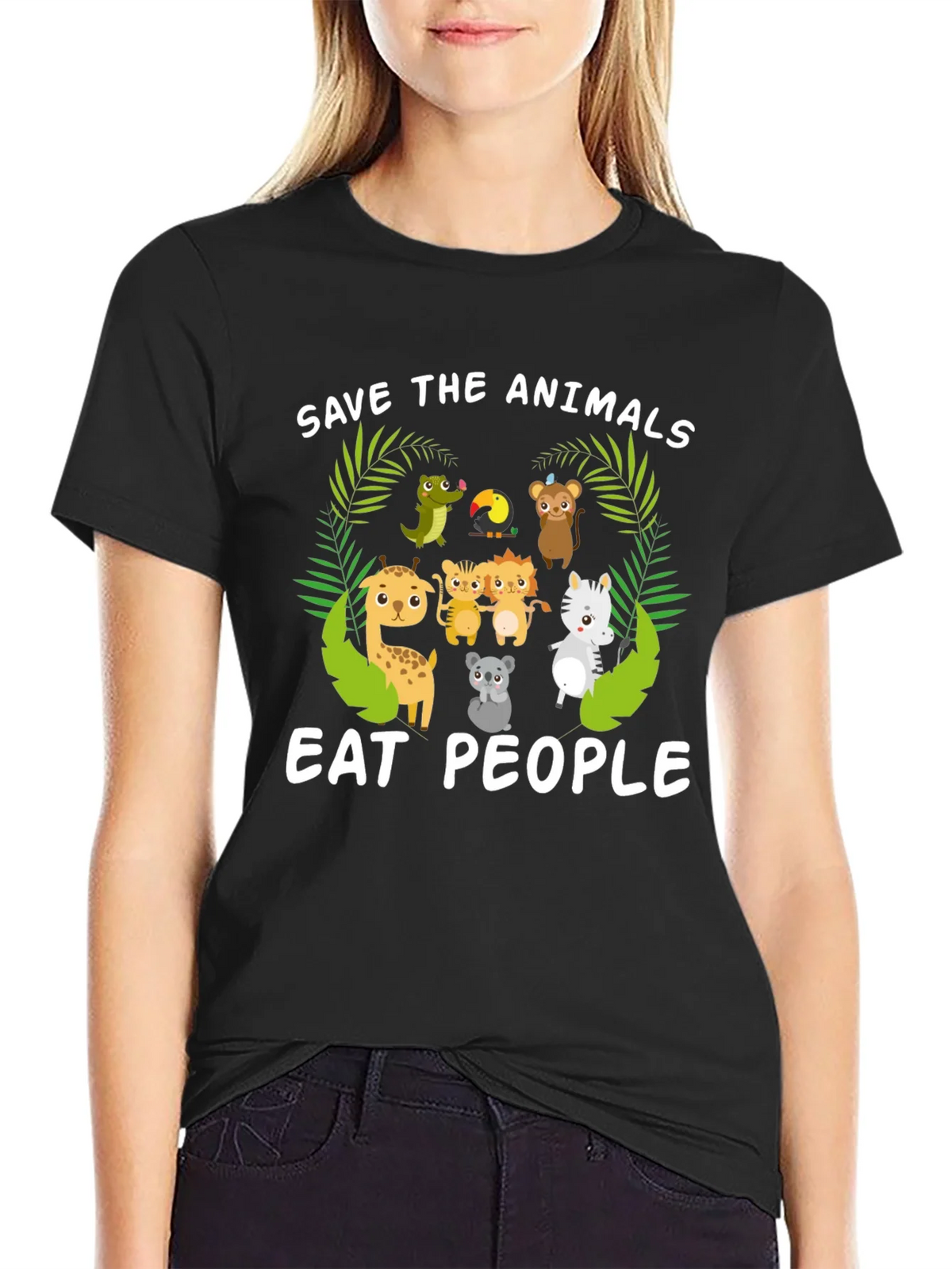 Save the Animals Eat People T-Shirt product image 5
