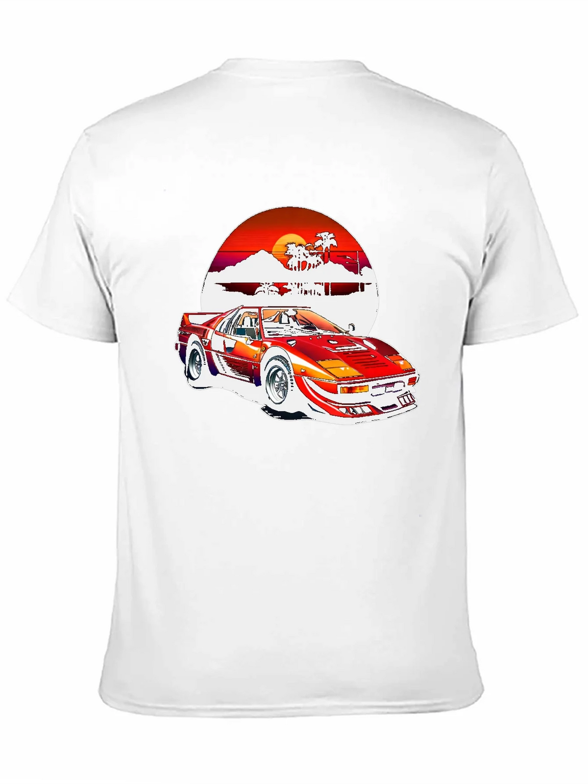 Retro 80s Style Car Graphic Tee product image 1