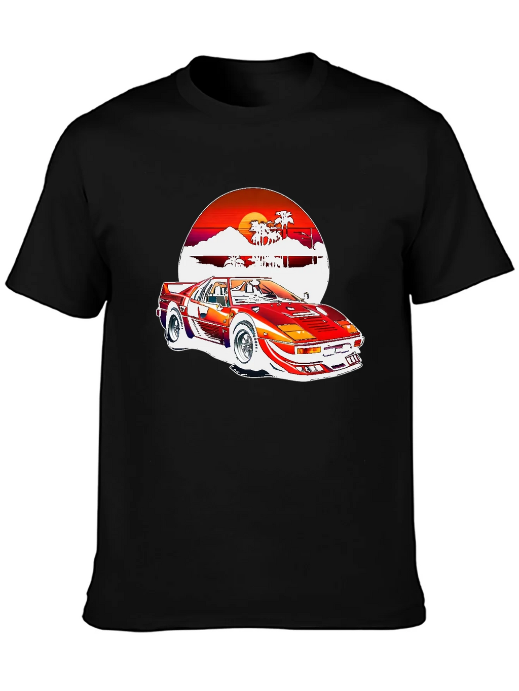 Retro 80s Style Car Graphic Tee product image 2