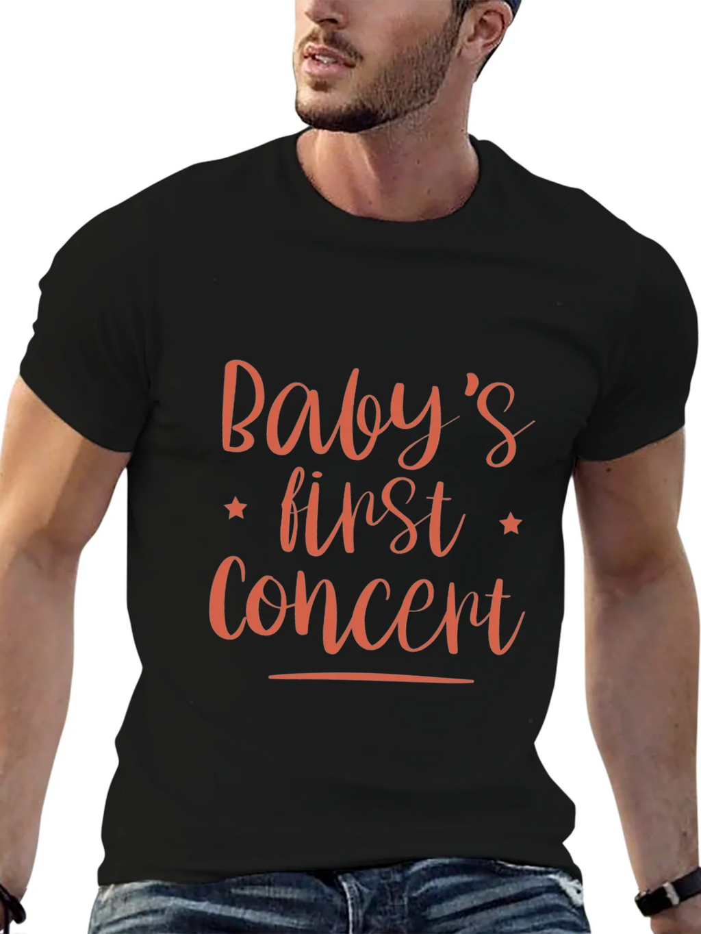 Babys First Concert Black Cotton T-Shirt product image 7