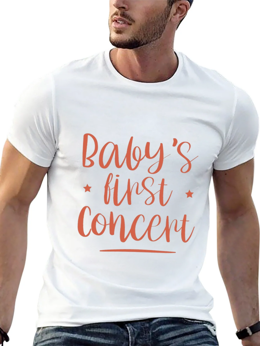 Babys First Concert Black Cotton T-Shirt product image 3