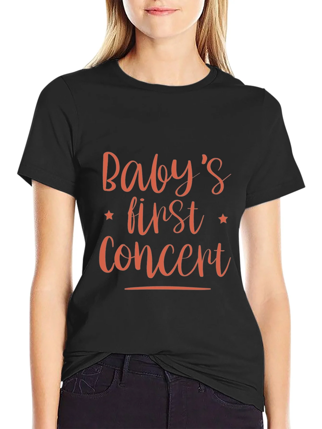 Babys First Concert Black Cotton T-Shirt product image 4