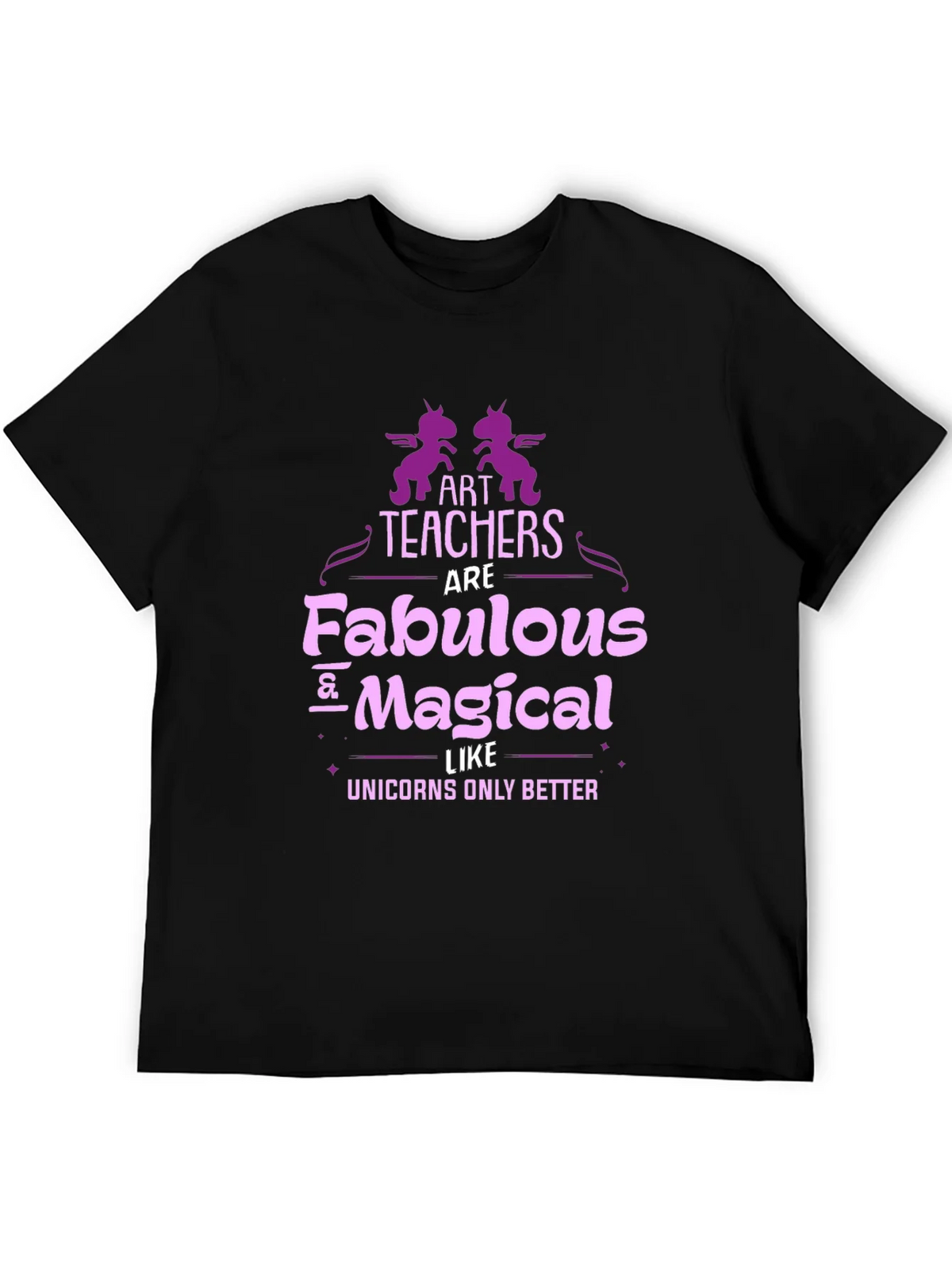 Art Teacher Fabulous Magical Unicorns T-Shirt product image 8