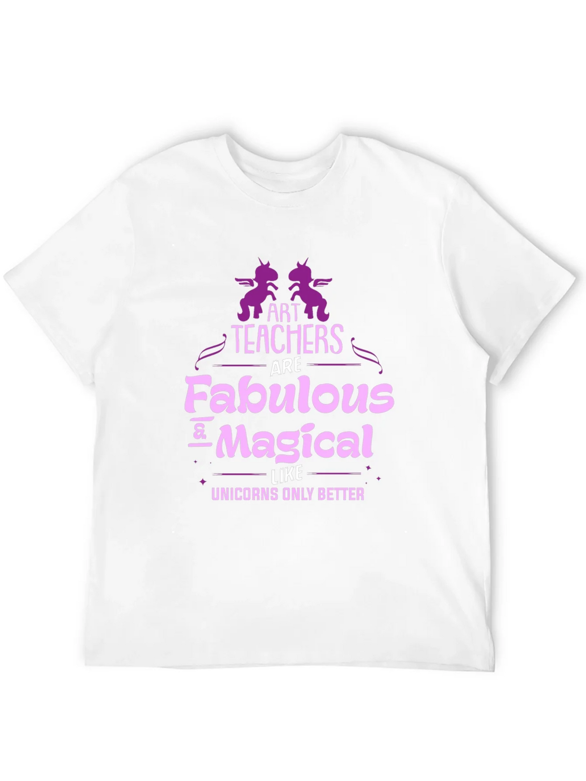 Art Teacher Fabulous Magical Unicorns T-Shirt product image 3