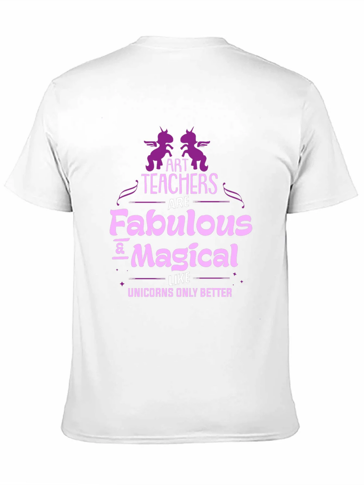 Art Teacher Fabulous Magical Unicorns T-Shirt product image 2