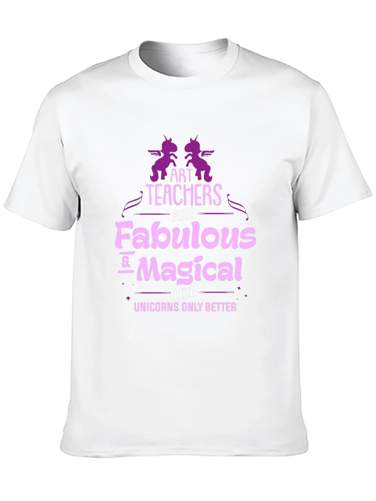 Art Teacher Fabulous Magical Unicorns T-Shirt product image 12