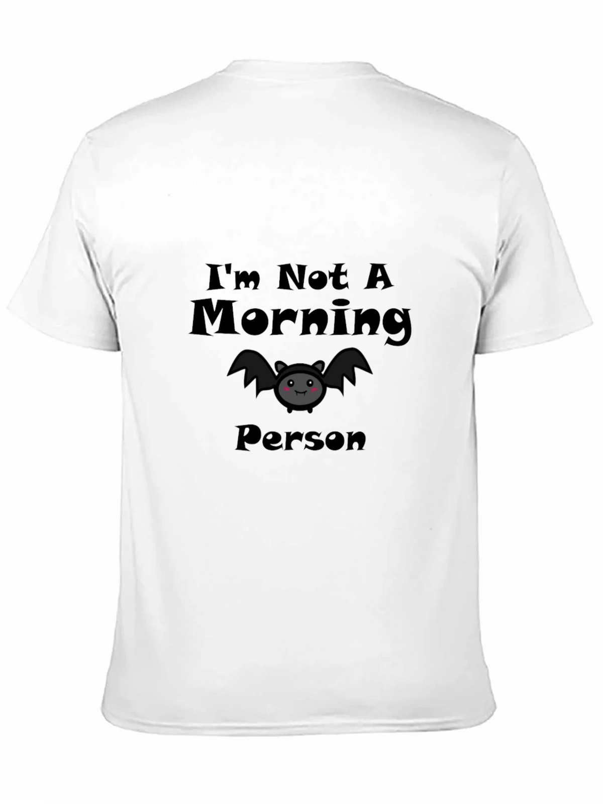 Im Not A Morning Person Bat Graphic T-Shirt product image 2