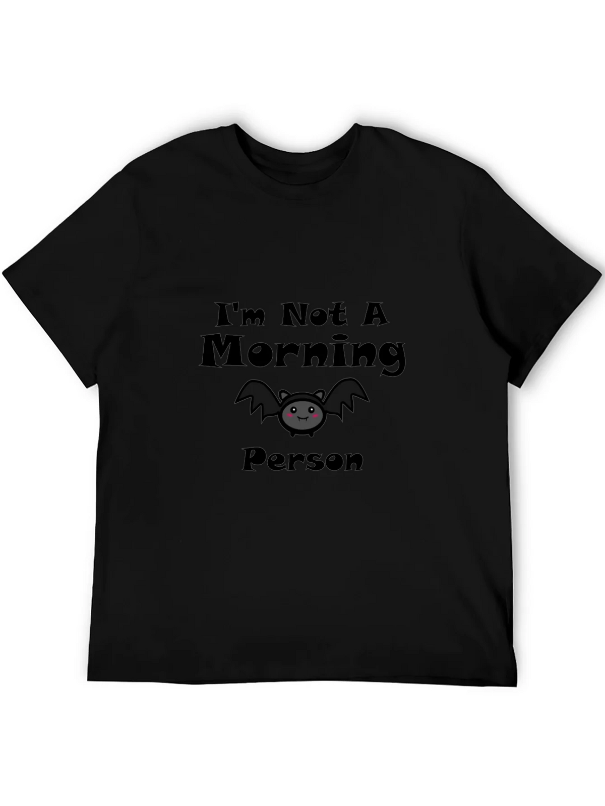 Im Not A Morning Person Bat Graphic T-Shirt product image 8