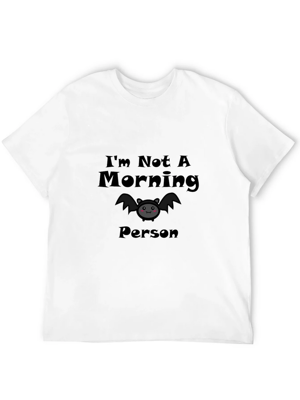 Im Not A Morning Person Bat Graphic T-Shirt product image 3
