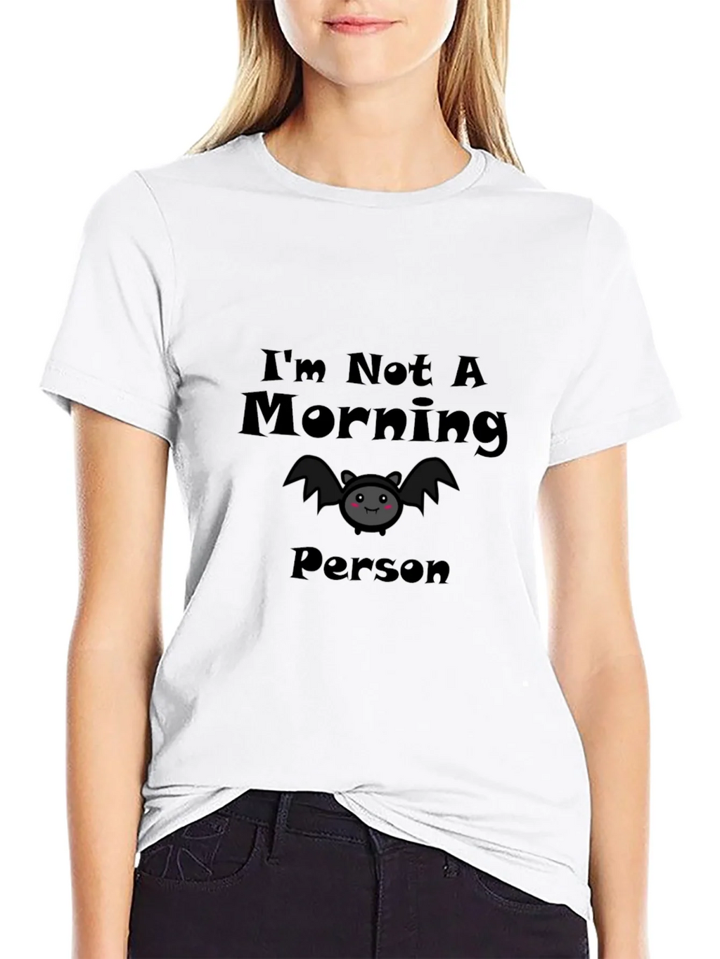 Im Not A Morning Person Bat Graphic T-Shirt product image 11