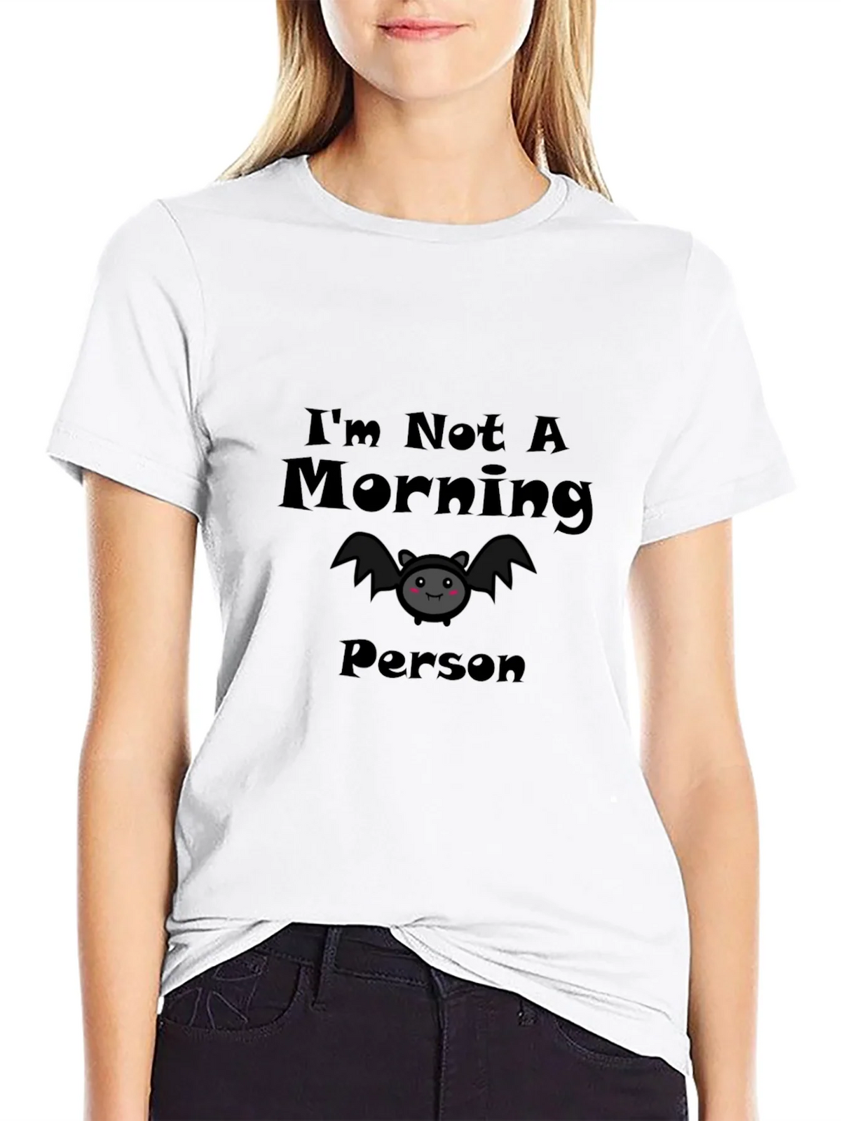 Im Not A Morning Person Bat Graphic T-Shirt product image 11