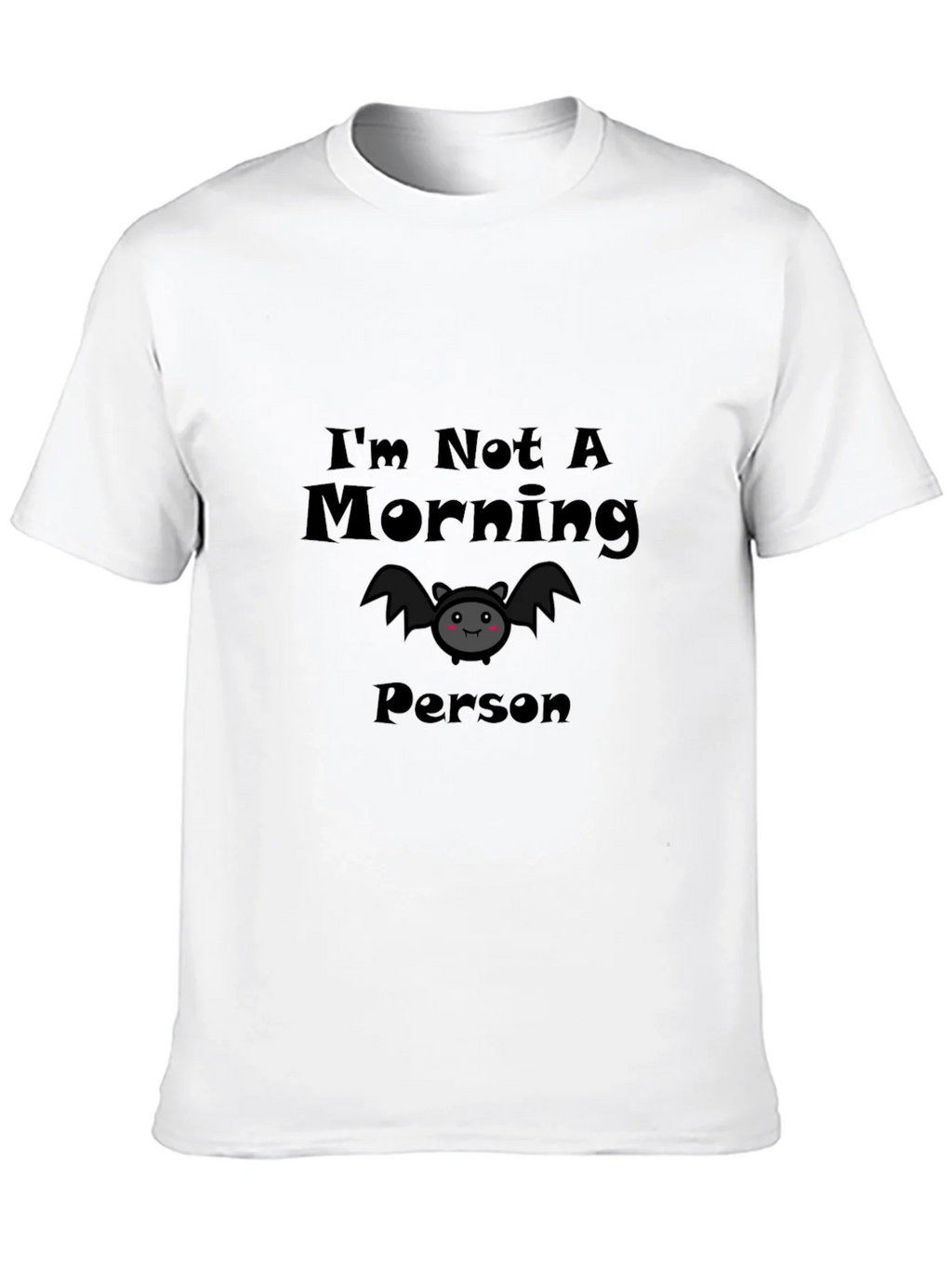 Im Not A Morning Person Bat Graphic T-Shirt product image 12