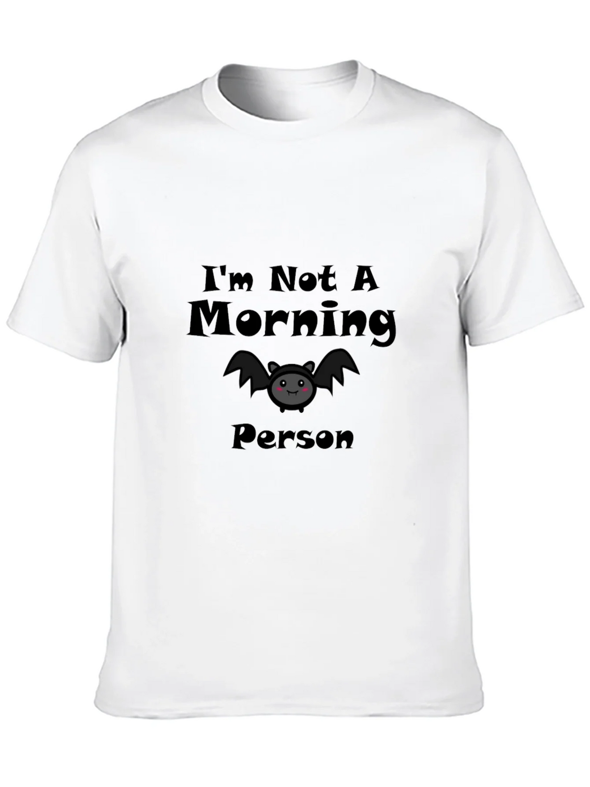 Im Not A Morning Person Bat Graphic T-Shirt product image 12