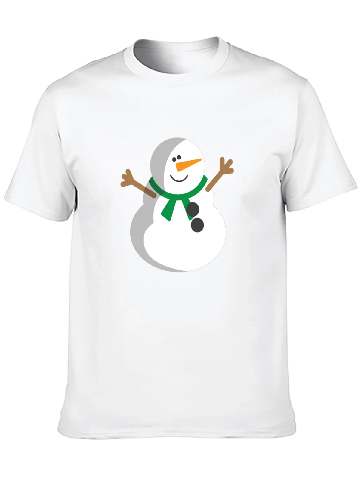 Festive Snowman Graphic Tee - Black product image 12