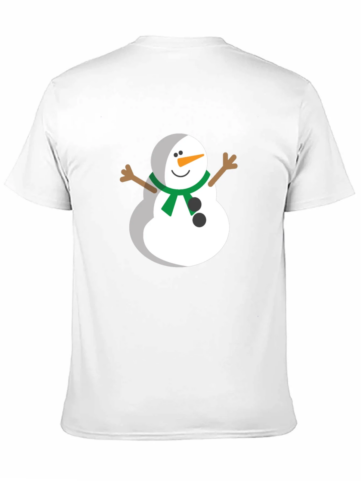 Festive Snowman Graphic Tee - Black product image 2