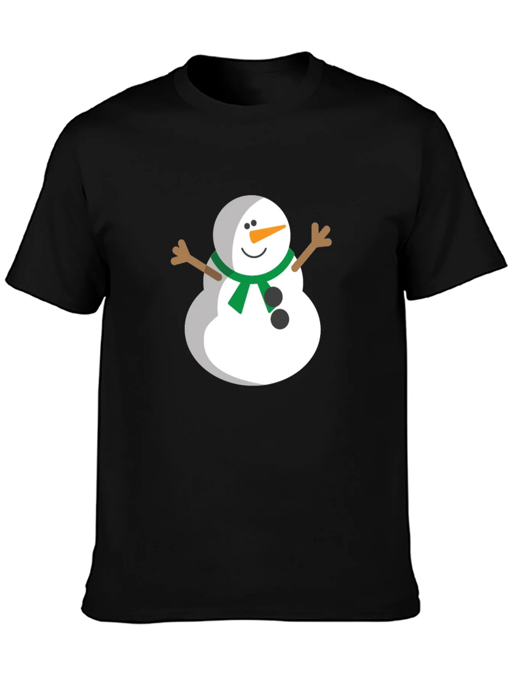 Festive Snowman Graphic Tee - Black product image 6