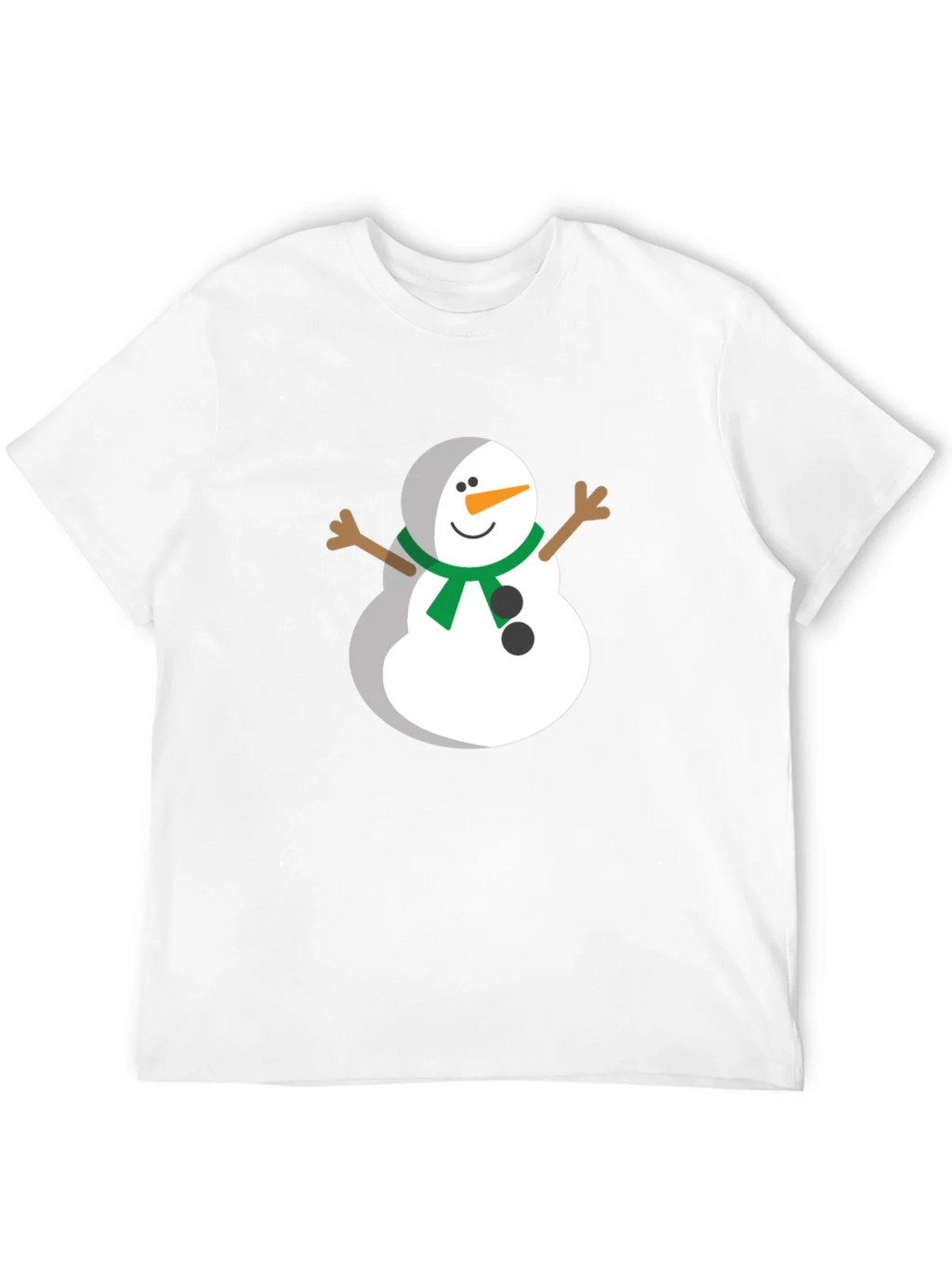 Festive Snowman Graphic Tee - Black product image 3