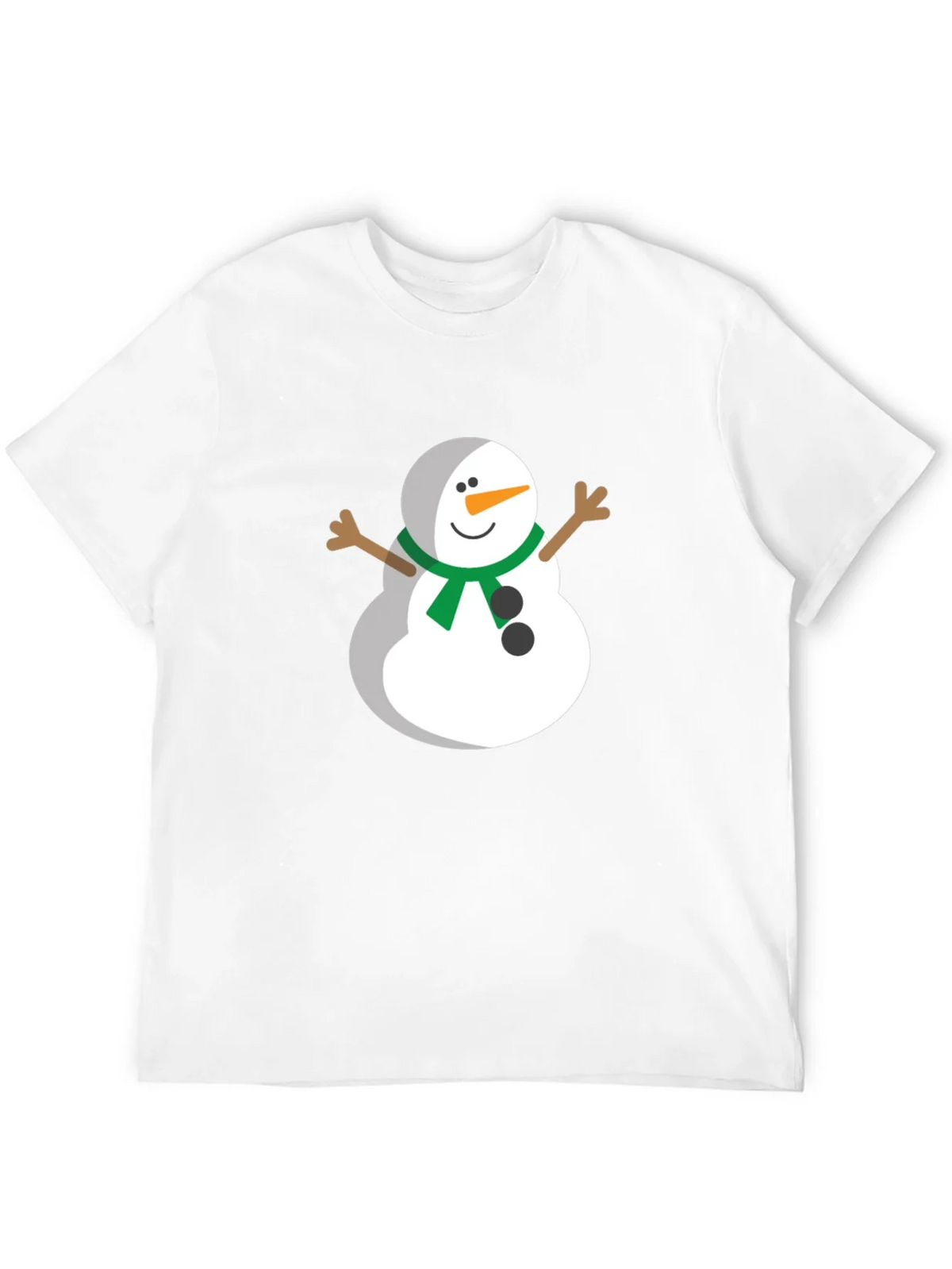 Festive Snowman Graphic Tee - Black product image 3