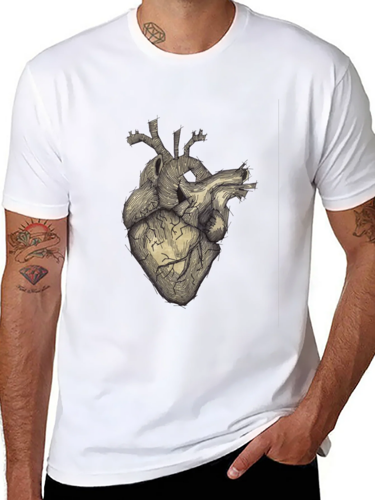 Anatomical Heart Graphic Tee - Unique Design product image 10