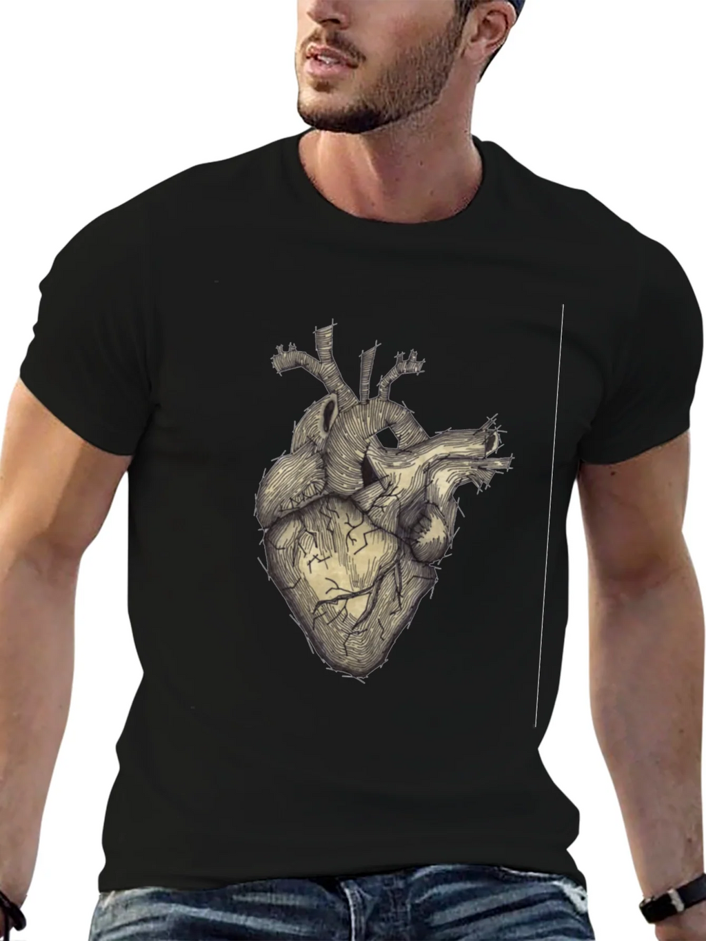 Anatomical Heart Graphic Tee - Unique Design product image 9