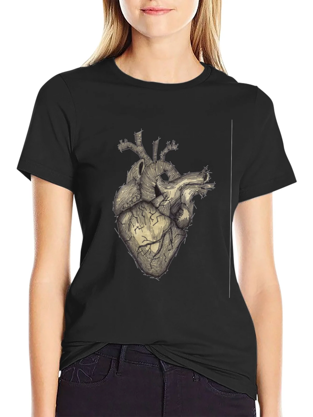 Anatomical Heart Graphic Tee - Unique Design product image 5