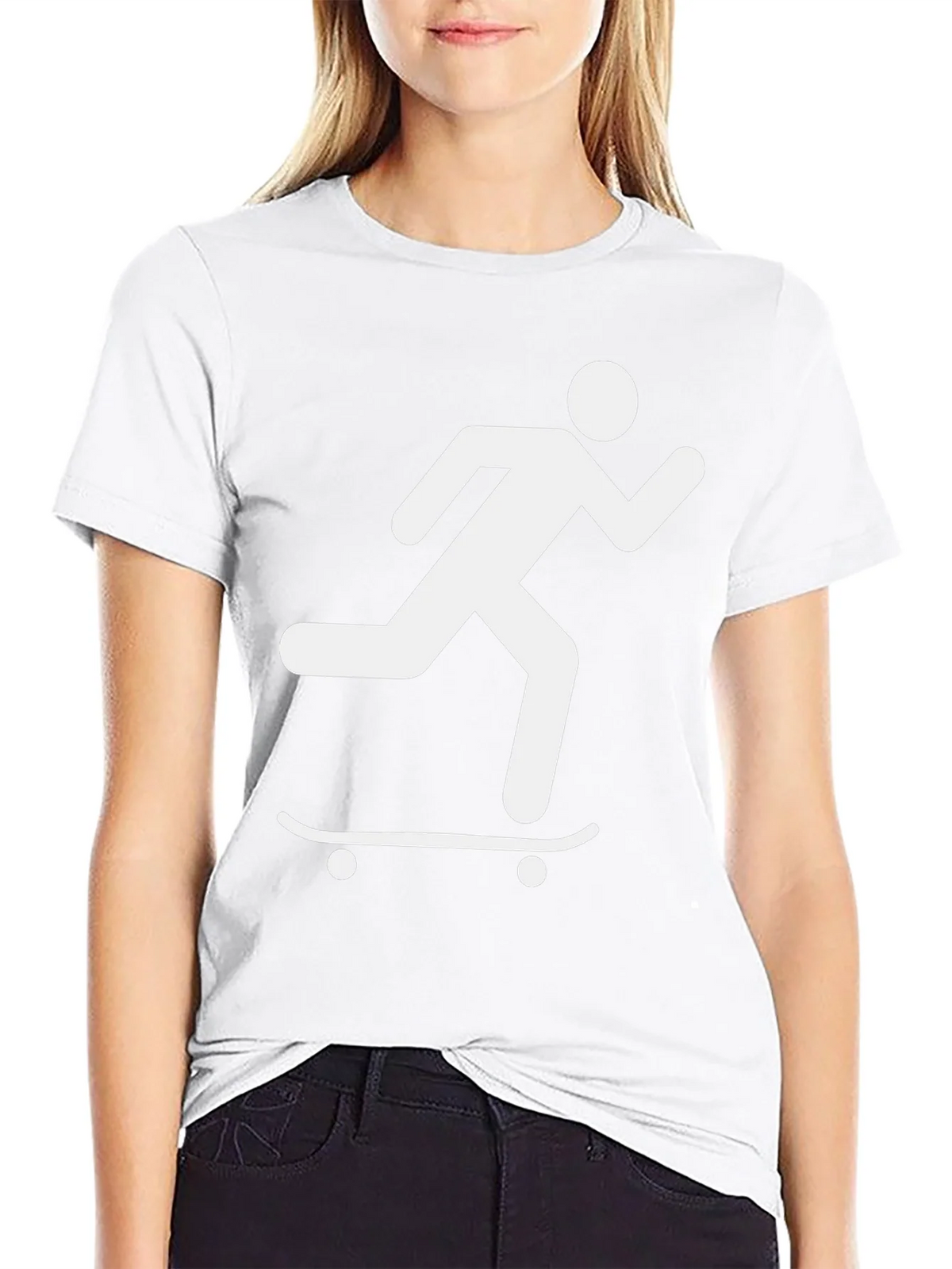 Skateboard Runner Graphic Tee - Black product image 11