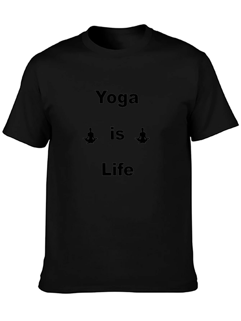 Yoga is Life Black T-Shirt product image 6