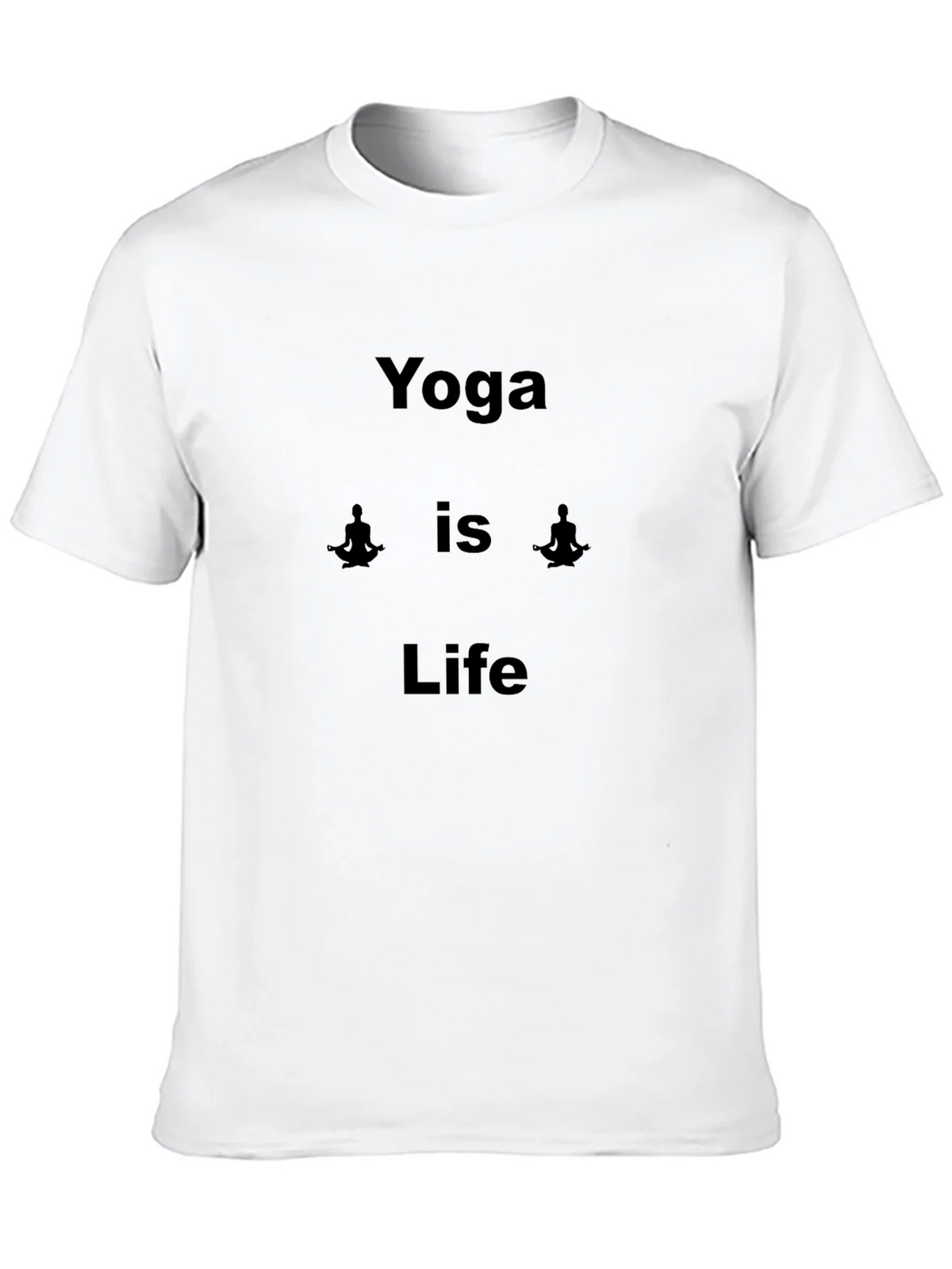 Yoga is Life Black T-Shirt product image 12