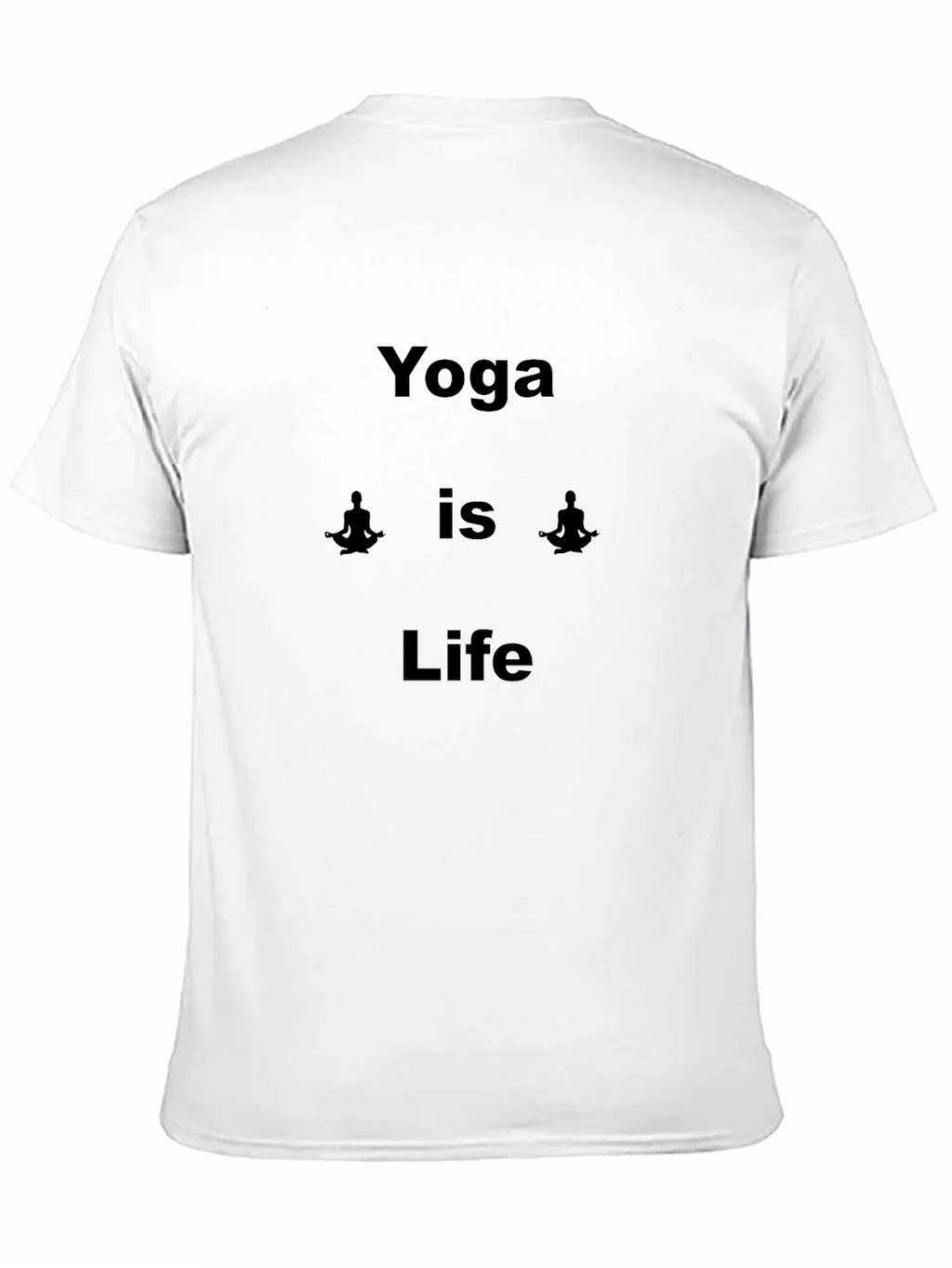 Yoga is Life Black T-Shirt product image 2