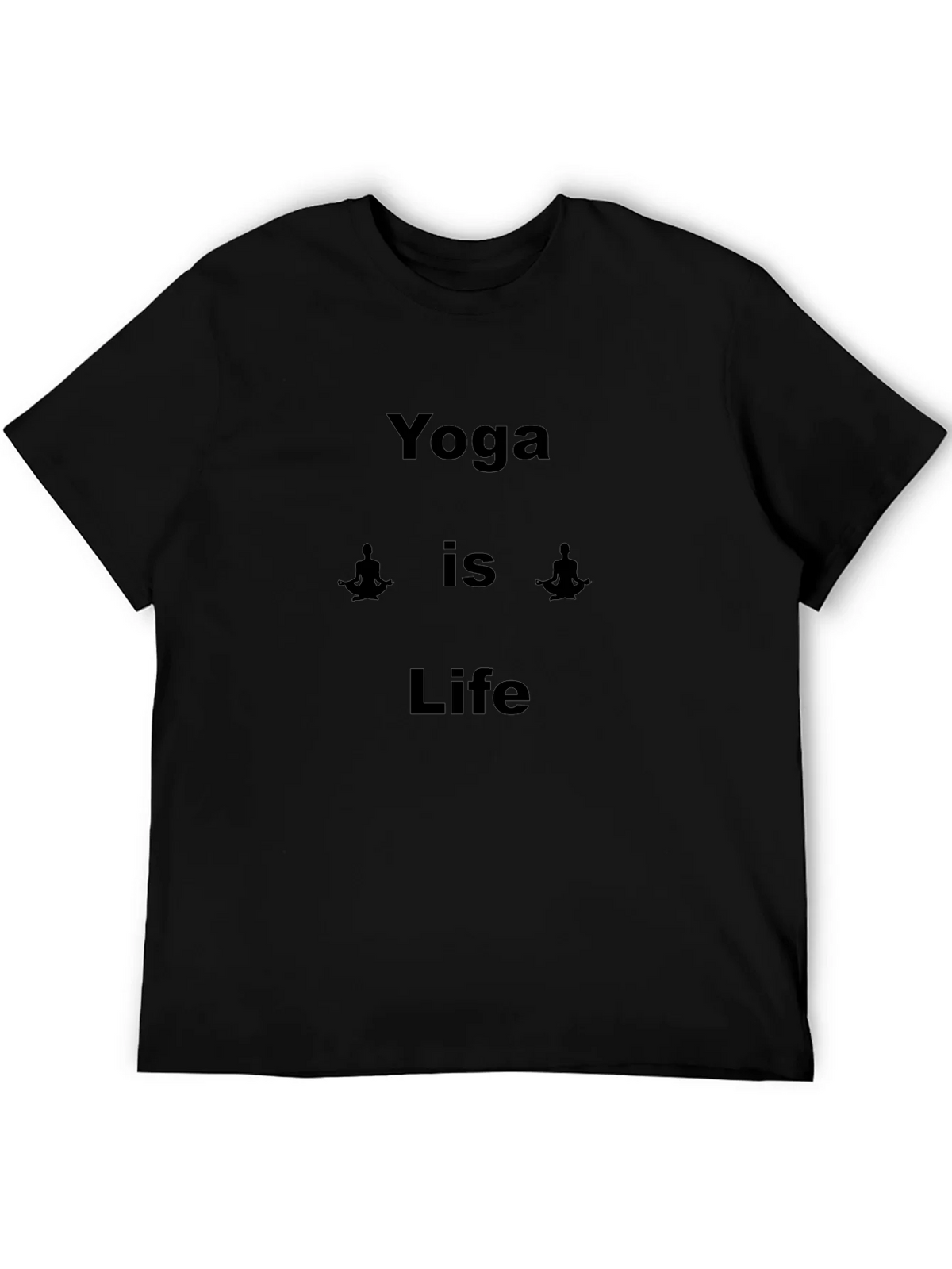 Yoga is Life Black T-Shirt product image 8