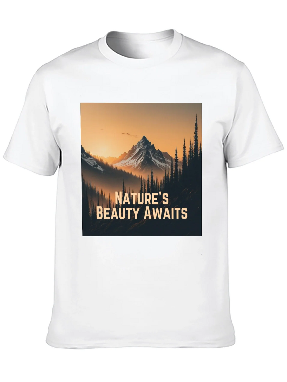 Natures Beauty Awaits Black Graphic Tee product image 12