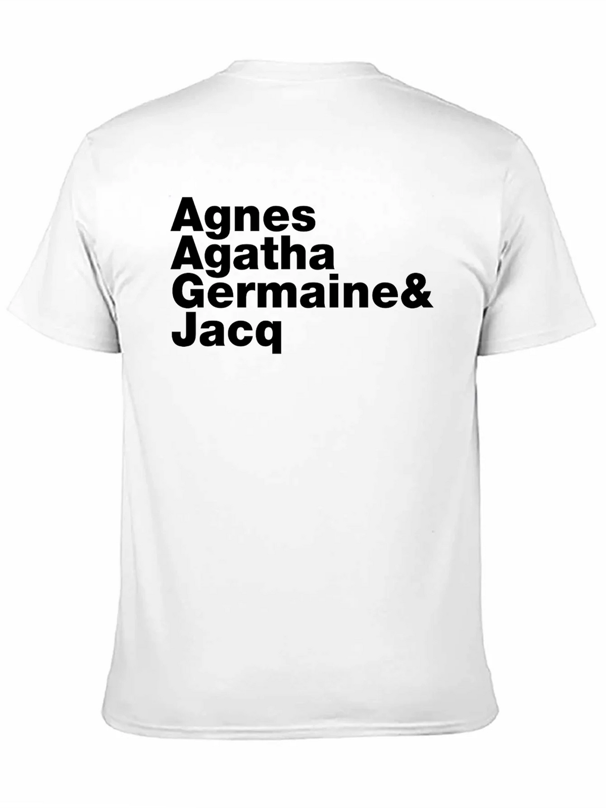 Agnes Agatha Germaine & Jacq Black T-Shirt product image 2