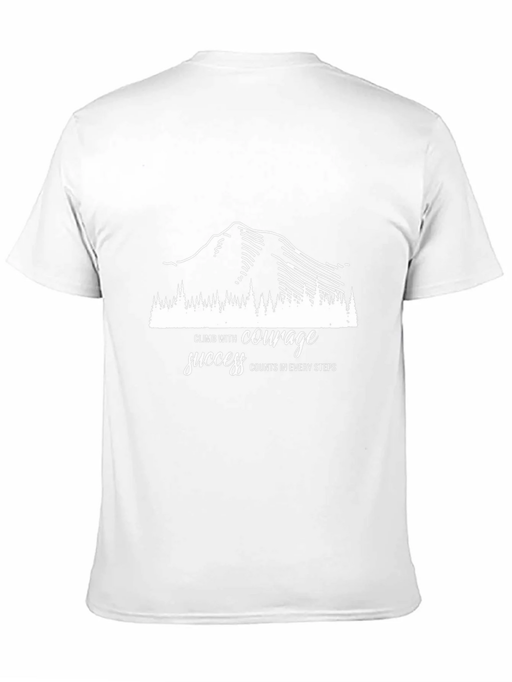 Motivational Climb T-Shirt - Courage & Success product image 2