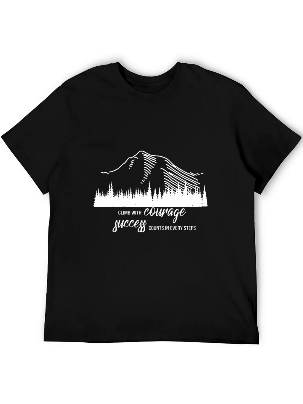 Motivational Climb T-Shirt - Courage & Success product image 8