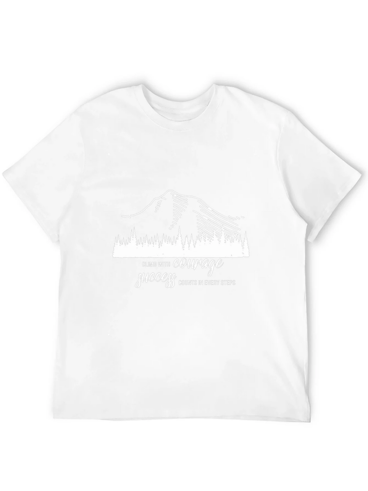 Motivational Climb T-Shirt - Courage & Success product image 3