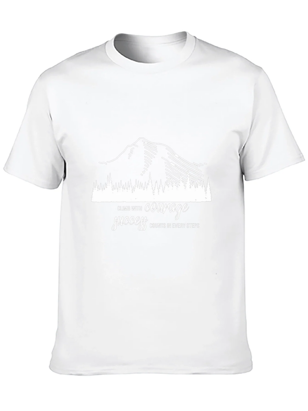 Motivational Climb T-Shirt - Courage & Success product image 11